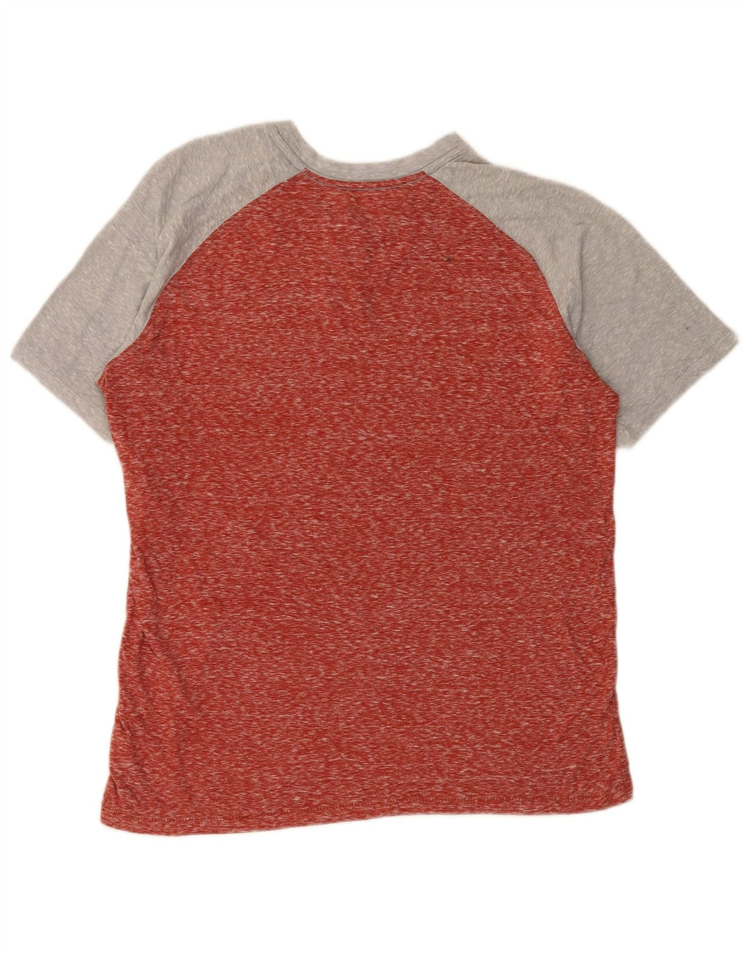 Ανδρικό T-Shirt Hurley Top Medium Red Colorblock Πολυεστέρας