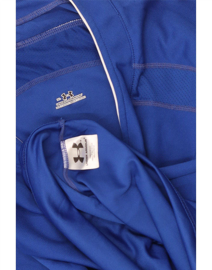 Ανδρικό μπλουζάκι μπέιζμπολ UNDER Armour Top XL Blue Polyester
