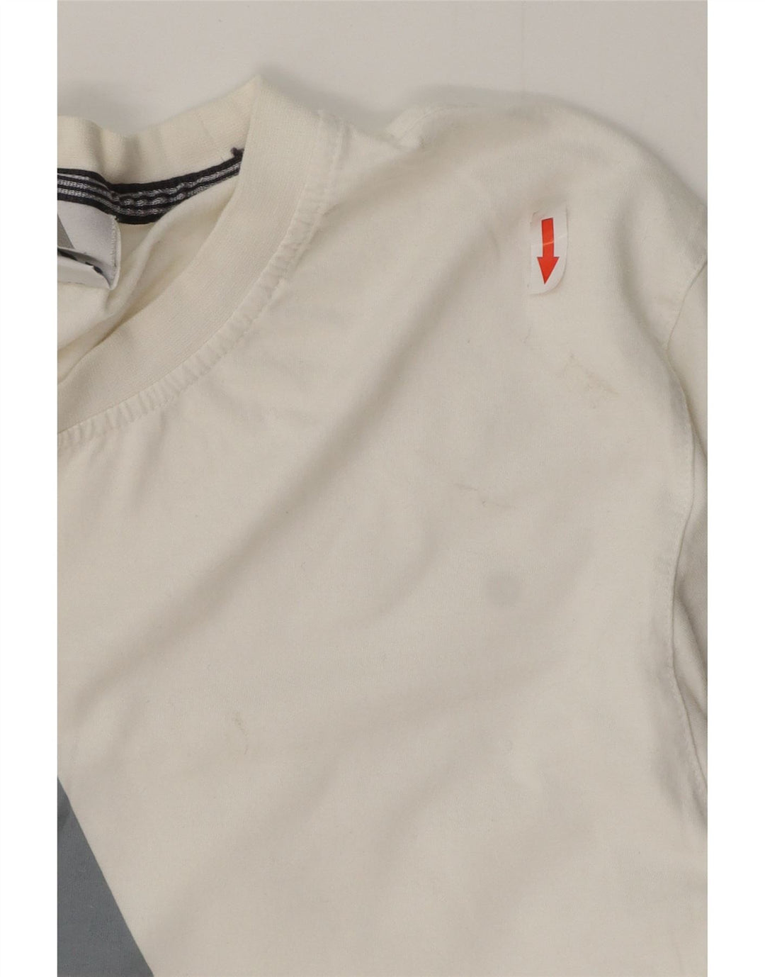 Ανδρικό γραφικό μπλουζάκι ADIDAS Top μεγάλο λευκό βαμβακερό