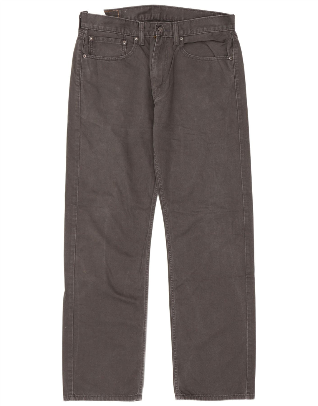 Levi's Mens 505 Straight Jeans W34 L32 Γκρι βαμβακερό