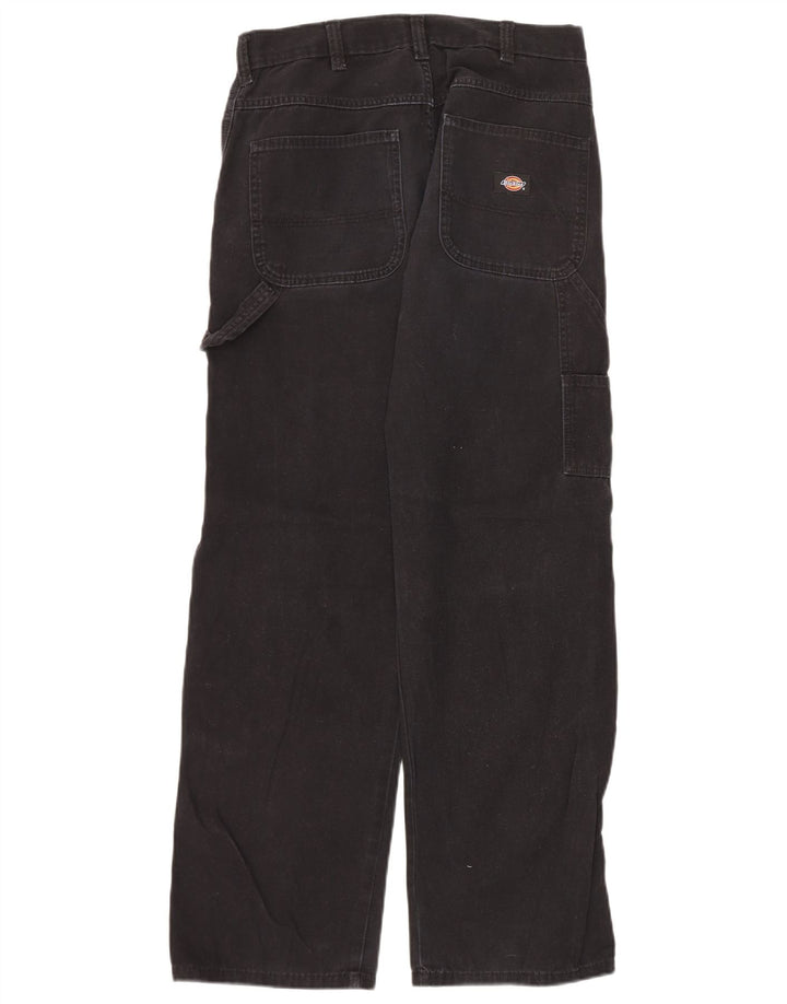 Ανδρικό ίσιο παντελόνι Cargo Dickies W30 L32 Μαύρο βαμβακερό