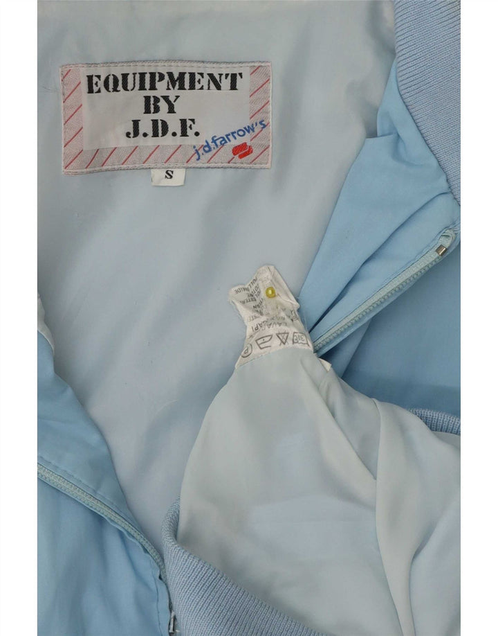 Vintage Ανδρικό Military Bomber Jacket UK 36 Small Blue Polyester
