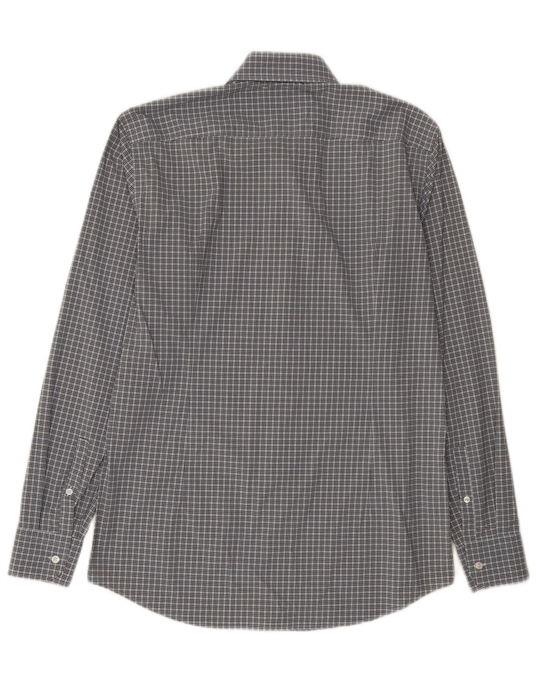Ανδρικό πουκάμισο Hugo Boss Slim Fit Size 40 15 3/4 Medium Blue Check Polyamide