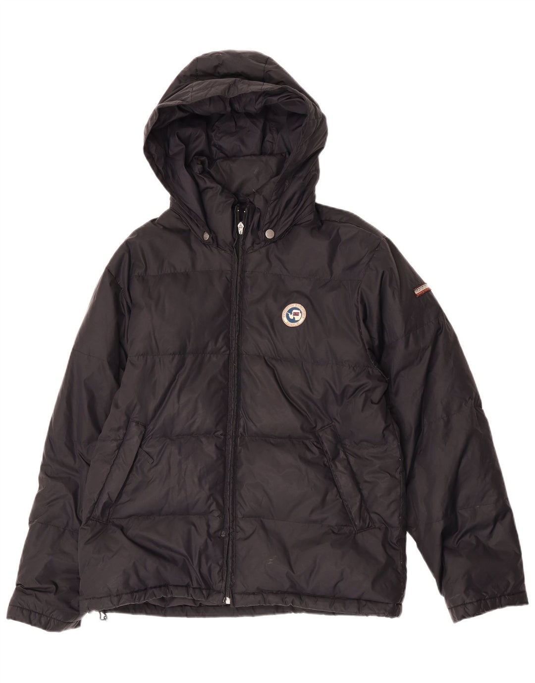 Ανδρικό μπουφάν Napapijri με κουκούλα UK 38 Medium Black