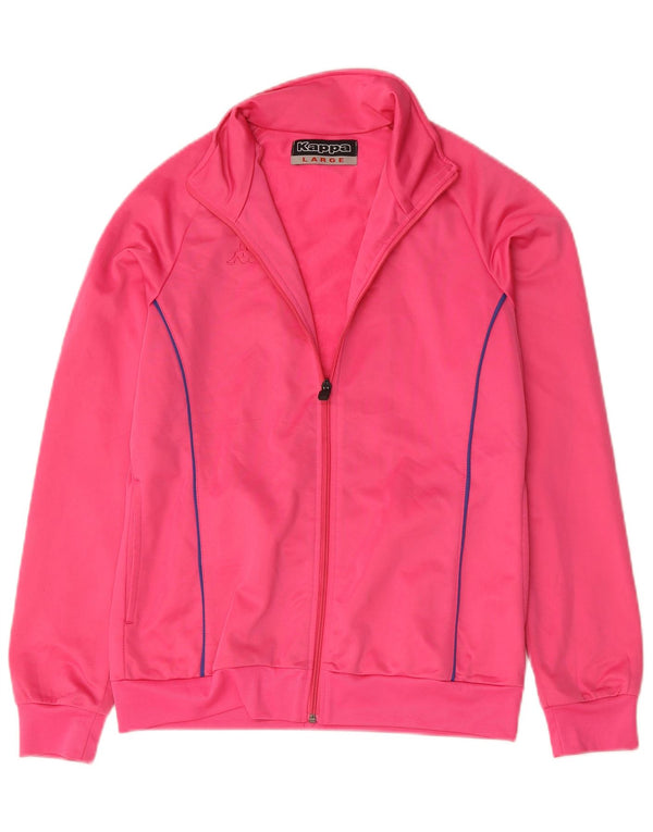 Kappa Γυναικεία φόρμα Top Jacket UK 16 Large Pink Polyester