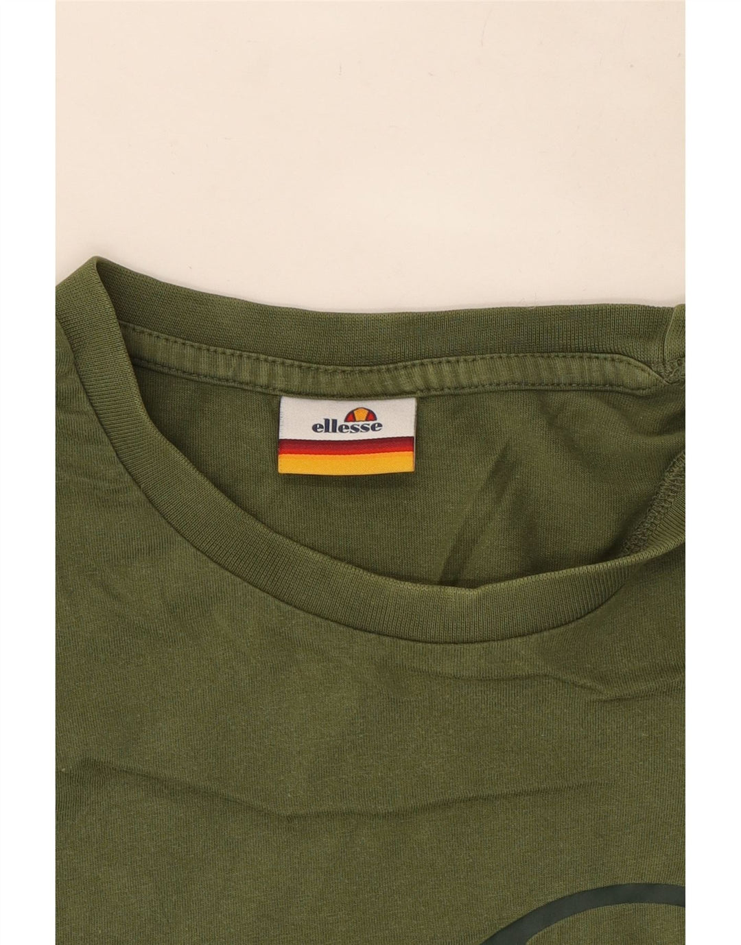 Ανδρικό γραφικό T-Shirt Ellesse Top Μεσαίο Πράσινο
