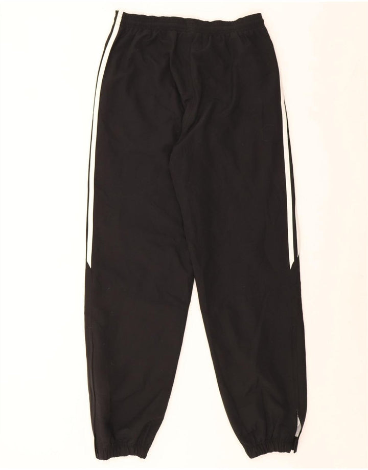 Adidas Boys Tracksuit Trousers Joggers 12-13 Years Black Polyester
