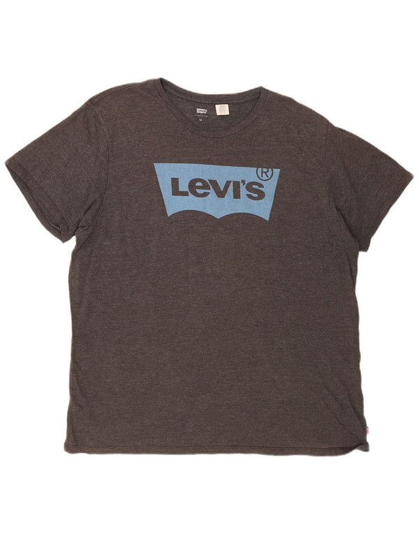 Ανδρικό γραφικό T-Shirt LEVI'S Top 2XL Γκρι