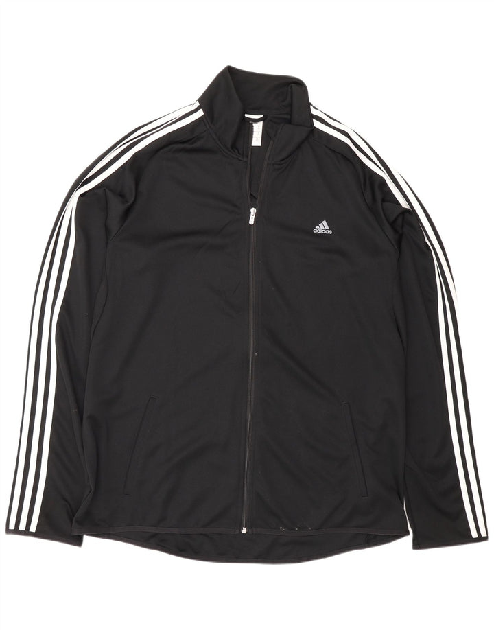 Ανδρική φόρμα Adidas Climalite Top Jacket 2XL Μαύρο Πολυεστέρας