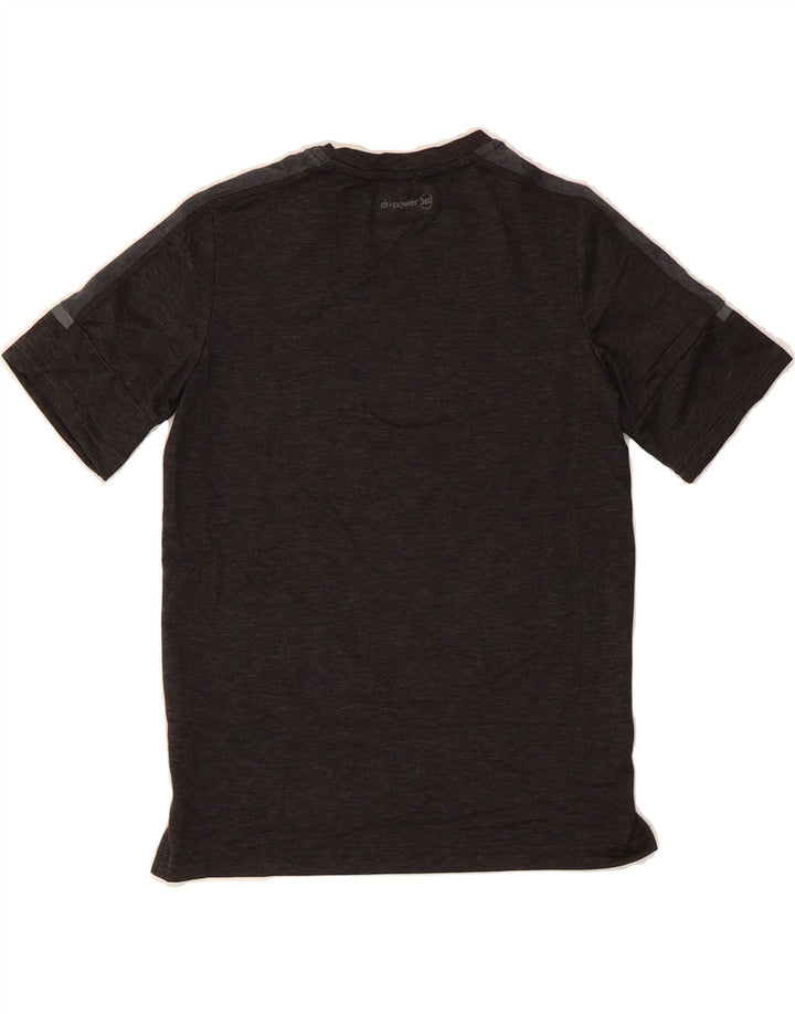 RUSSELL ATHLETIC Boys T-Shirt Top 7-8 Years Medium  Grey Colourblock Vintage Russell Athletic and Second-Hand Russell Athletic from Messina Hembry 
