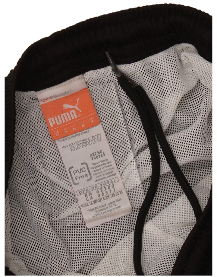 PUMA Mens Sport Shorts Medium  Black Polyester