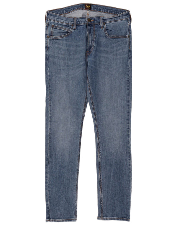 Lee Mens Luke Tapered Slim Jeans W34 L32 Μπλε βαμβακερό