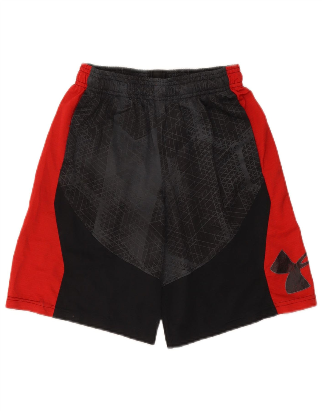 UNDER Armour Boys Heat Gear Sport σορτς 9-10 ετών Μεσαίο μαύρο γεωμετρικό