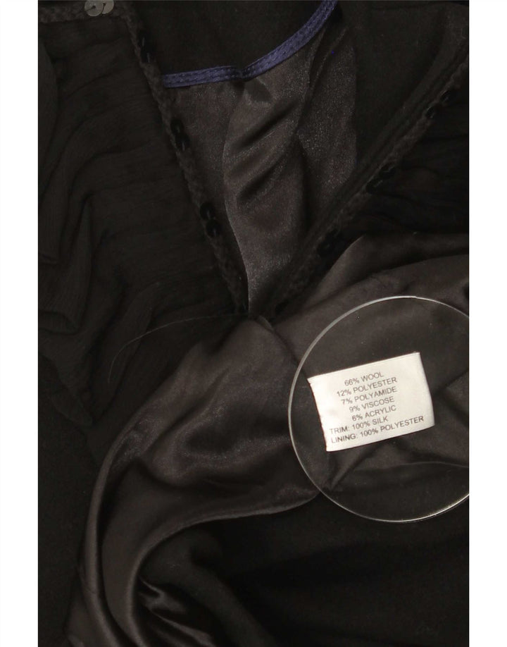 Edina Ronay Γυναικείο σακάκι UK 10 Small Black Wool
