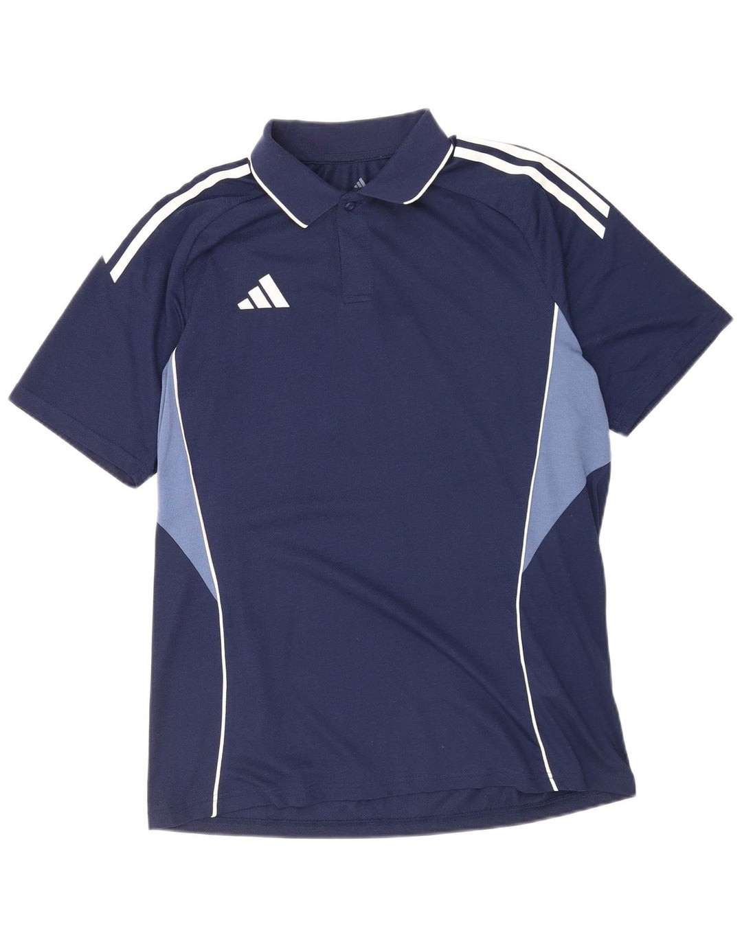 Adidas Ανδρικό μπλουζάκι πόλο με κανονική εφαρμογή, μεσαίο μπλε ναυτικό, πολυεστέρας