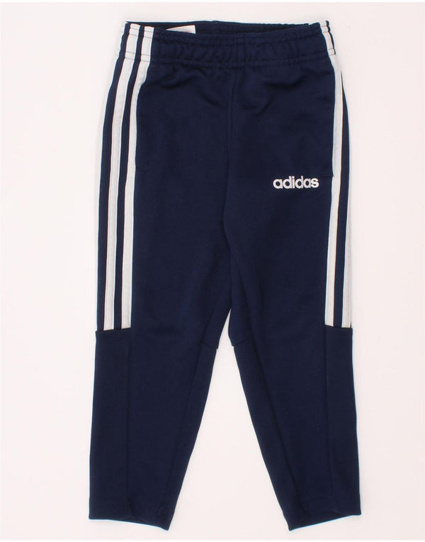 Παντελόνι αθλητικής φόρμας Adidas Boys Climalite 2-3 ετών Navy Blue Polyester