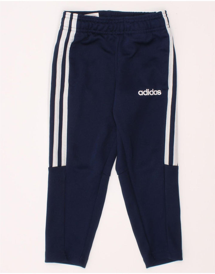 Παντελόνι αθλητικής φόρμας Adidas Boys Climalite 2-3 ετών Navy Blue Polyester