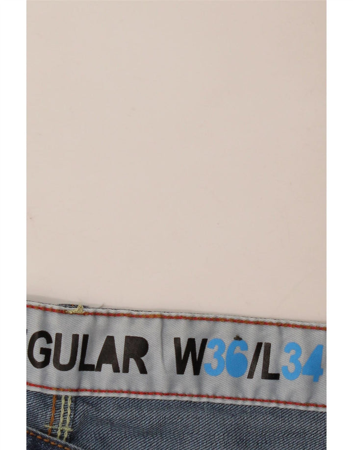 Ανδρικό τζιν Fcuk Regular Fit ίσιο W36 L34 Μπλε