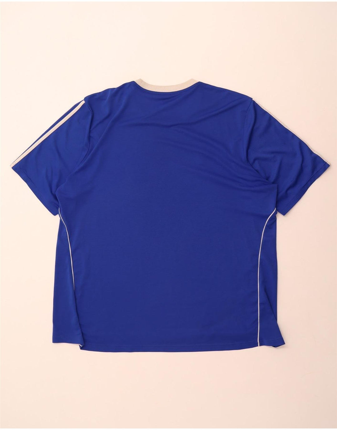 Adidas Ανδρικό T-Shirt Climalite Top 3XL Blue Polyester