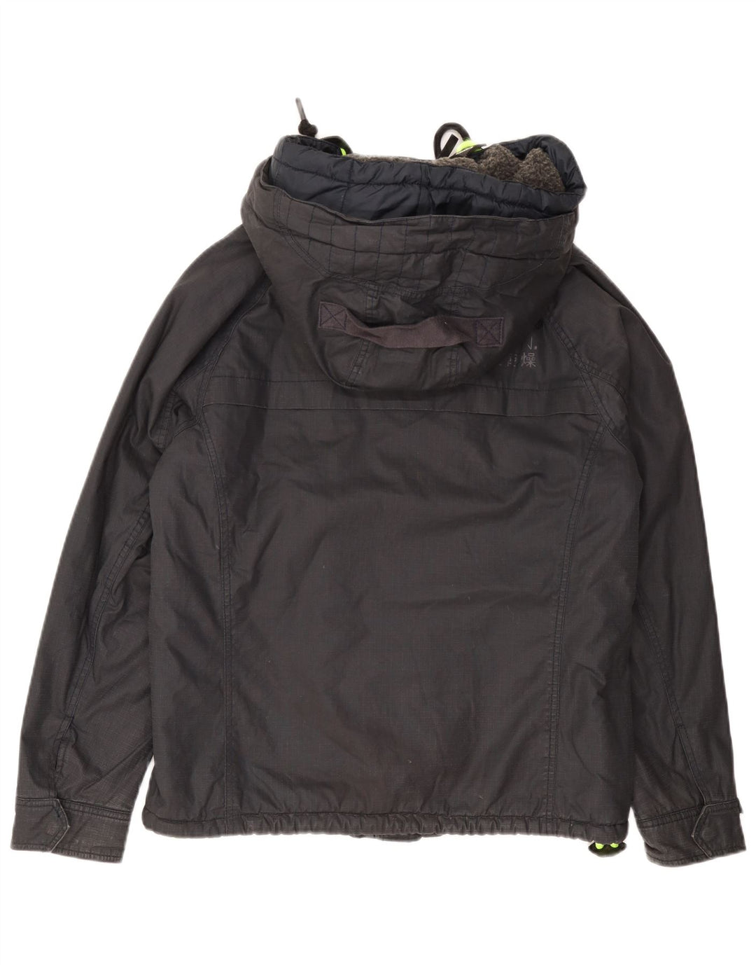 Ανδρικό μπουφάν με κουκούλα Superdry UK 40 Large Navy Blue