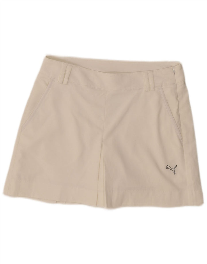 Puma Γυναικείο Skort UK 10 Small Off White Polyester