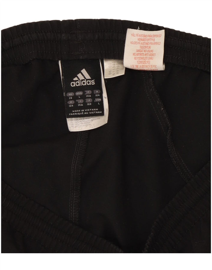 Adidas Boys Sport σορτς 13-14 ετών μαύρο πολυεστέρα