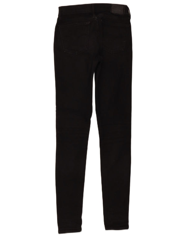 Levi's Womens 710 Super Skinny Jeans W27 L32 Μαύρο βαμβακερό