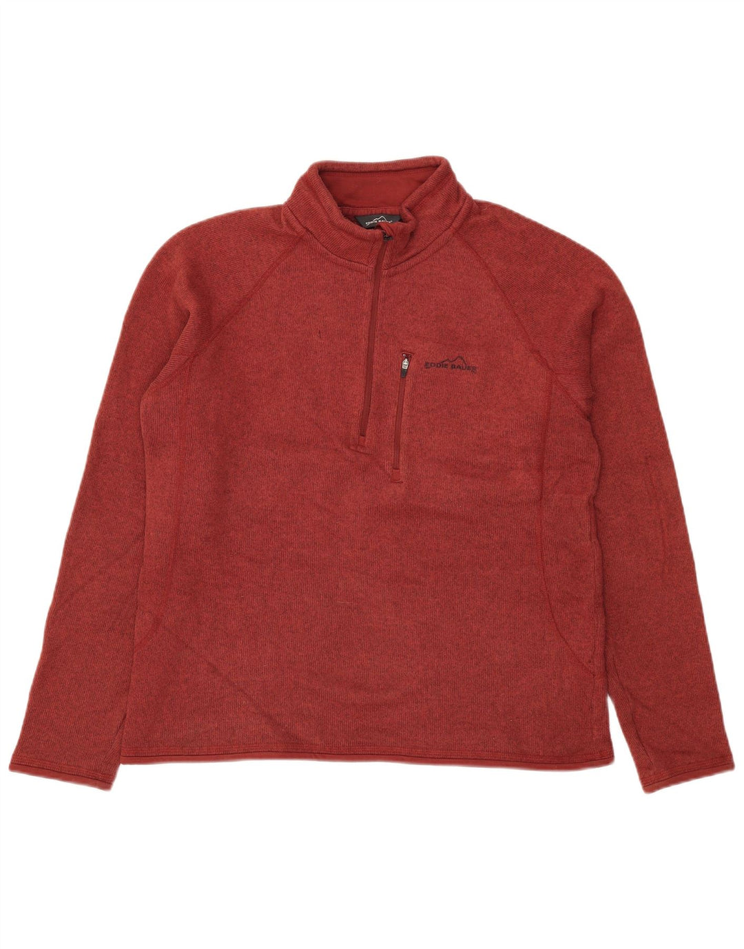 Ανδρικό φούτερ με φερμουάρ Eddie Bauer, μεσαίο μπορντό