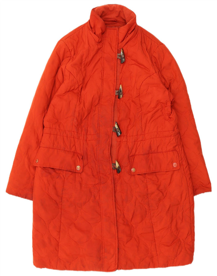 Marks & Spencer Γυναικεία Παλτό για Ανεμοδράστη Duffle UK 16 Large Orange
