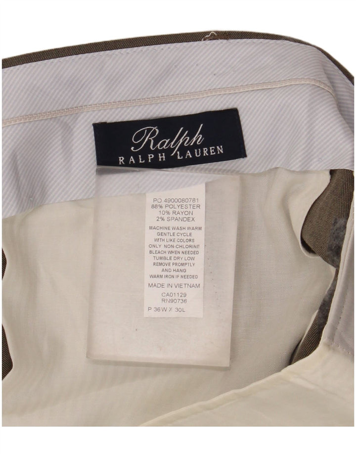 Ανδρικό ίσιο παντελόνι Ralph Lauren W36 L30 Beige Polyester