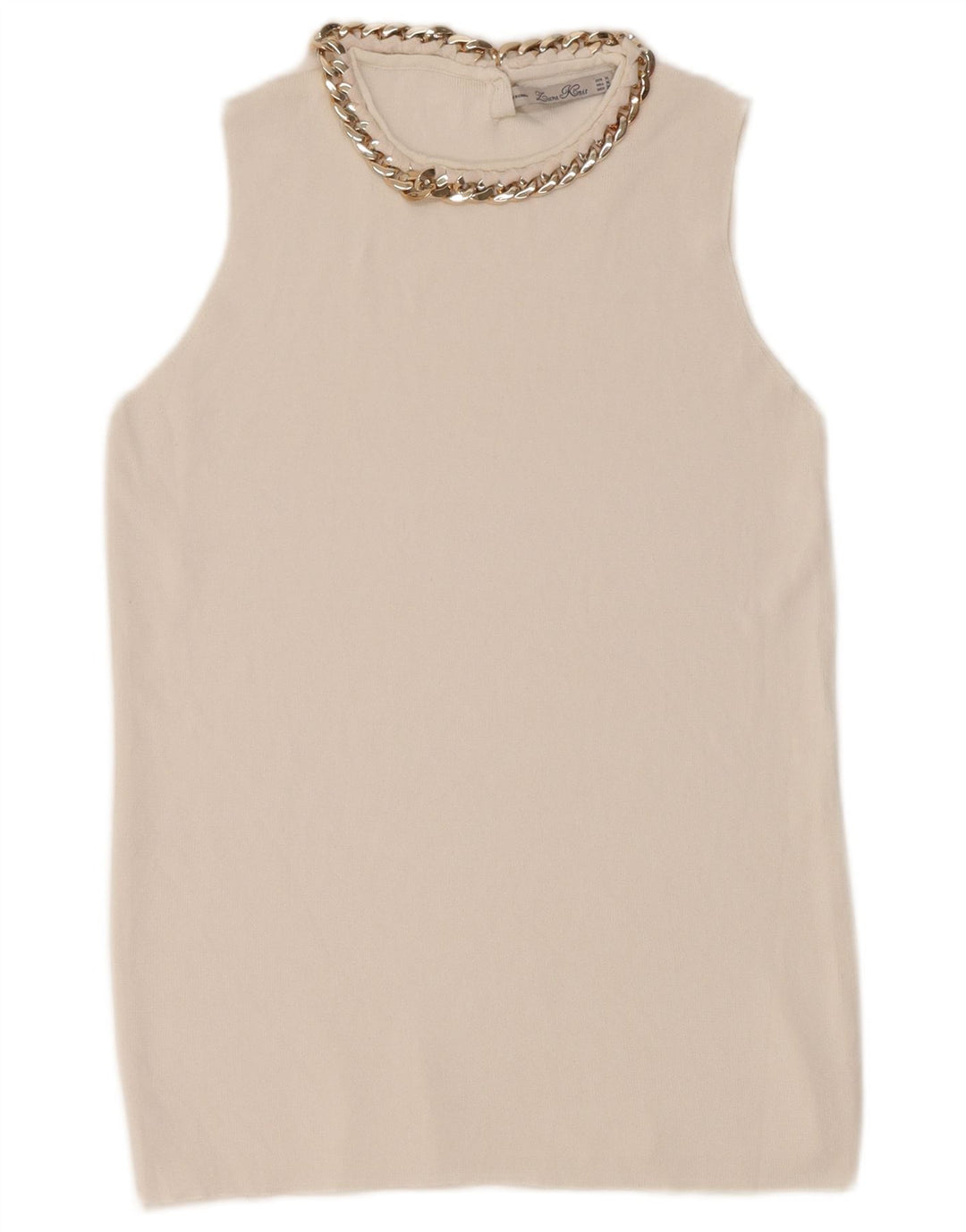 Zara Γυναικείο Γιλέκο Τοπ UK 12 Medium White