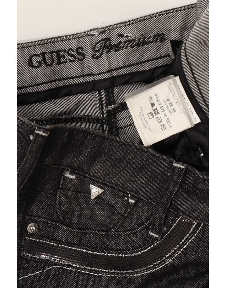 Guess Γυναικείο Bootcut Slim Jeans W26 L33 Γκρι βαμβακερό