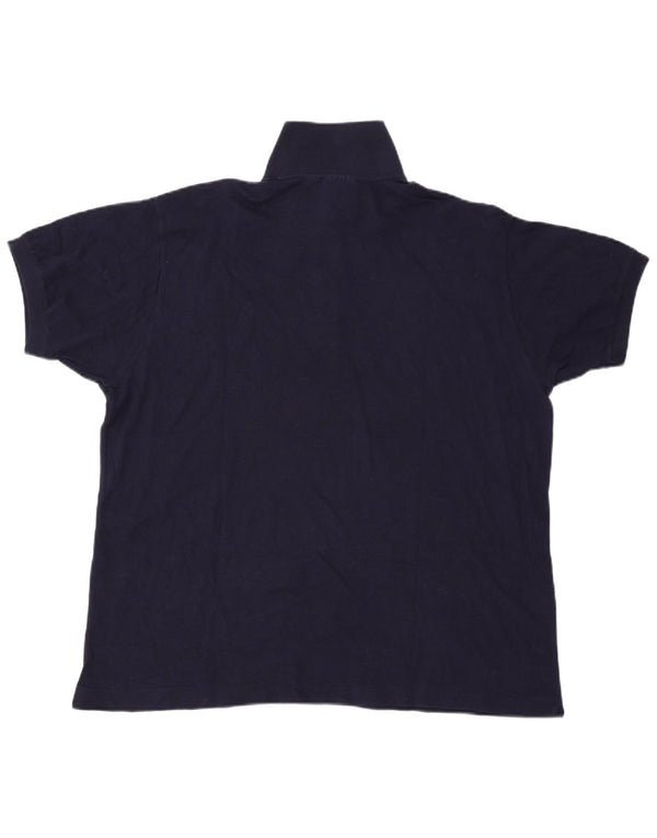 LACOSTE Ανδρικό πουκάμισο Πόλο Κλασικής Εφαρμογής Μέγεθος 8 3XL Βαμβακερό Navy Blue