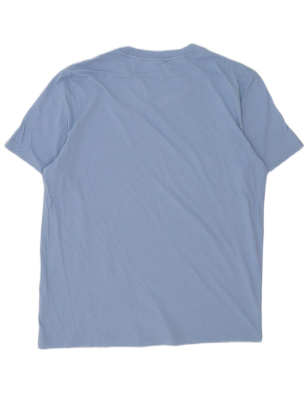 Ανδρικό γραφικό T-Shirt Hugo Boss Top XL Μπλε βαμβακερό