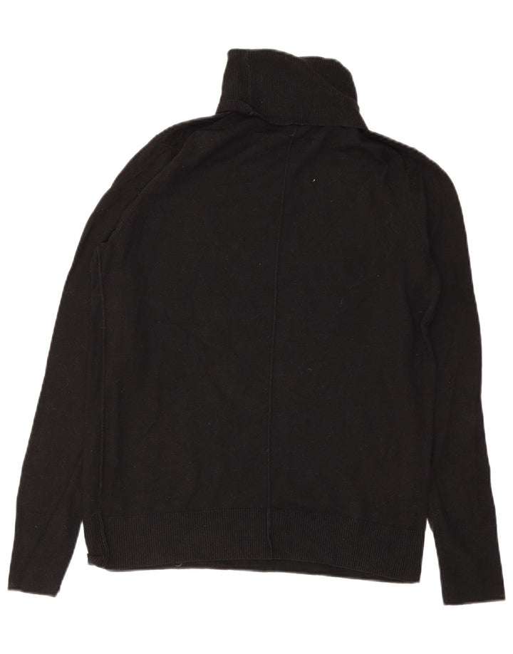 Ανδρικό πουλόβερ Gap Roll Neck Jumper Μικρό μαύρο βαμβακερό
