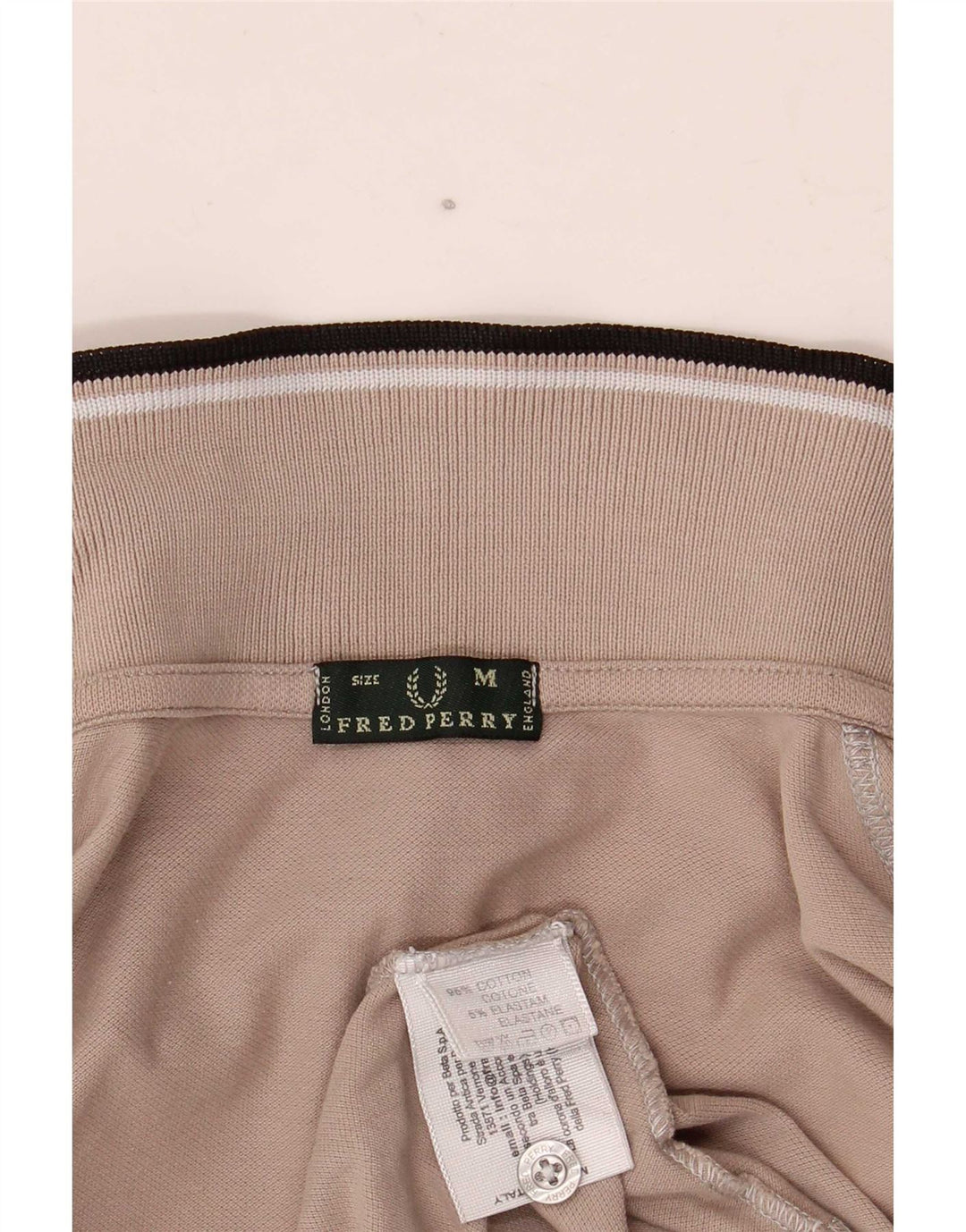 Fred Perry γυναικείο μπλουζάκι πόλο UK 12 μεσαίου γκρι βαμβακερό