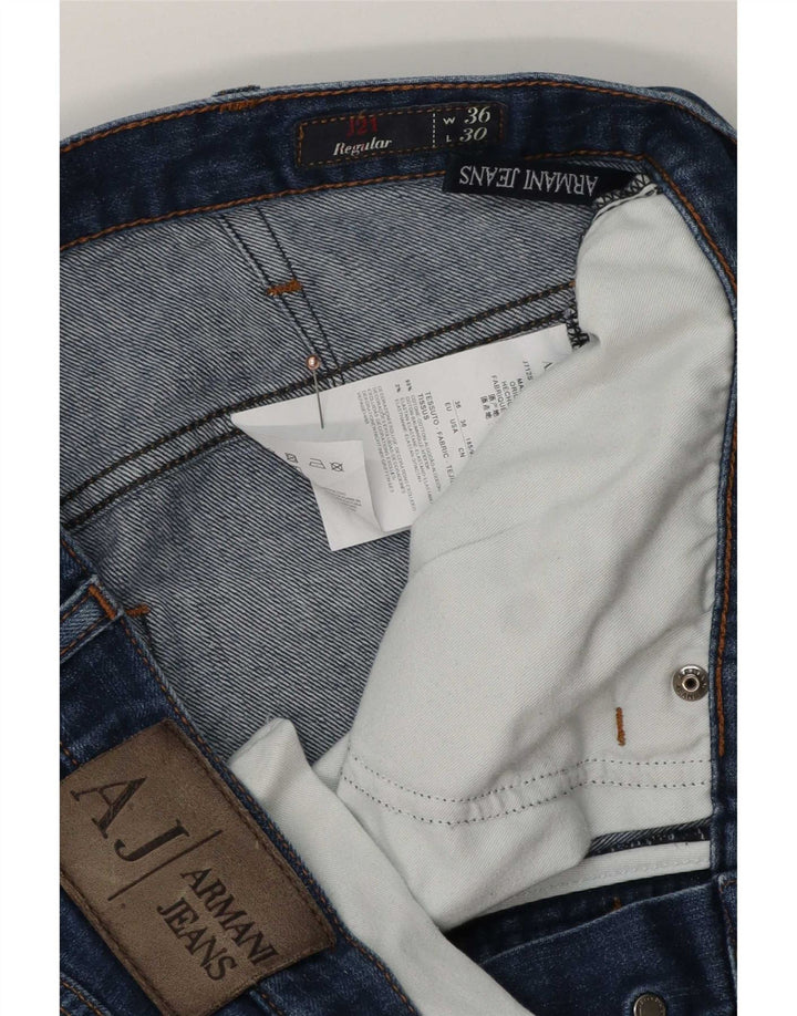 Armani Ανδρικό κανονικό τζιν ίσιο W36 L30 Μπλε βαμβακερό