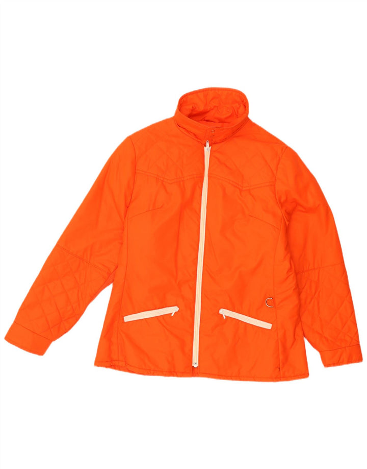 Vintage Ανδρικό Καπιτονέ μπουφάν UK 36 Small Orange
