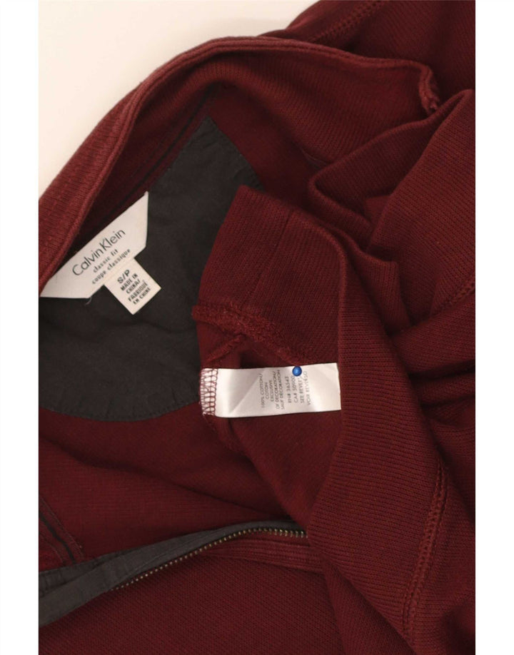 Ανδρικό φούτερ Calvin Klein με φερμουάρ, βαμβακερό βαμβακερό