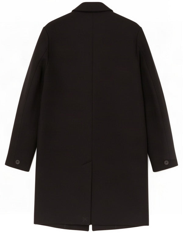 Zara Ανδρικό πανωφόρι UK 34 XS Μαύρο Πολυεστέρας