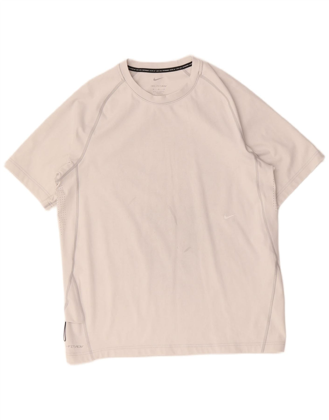 Ανδρικό T-Shirt Nike Dri Fit Τοπ μεσαίου γκρι πολυεστέρα