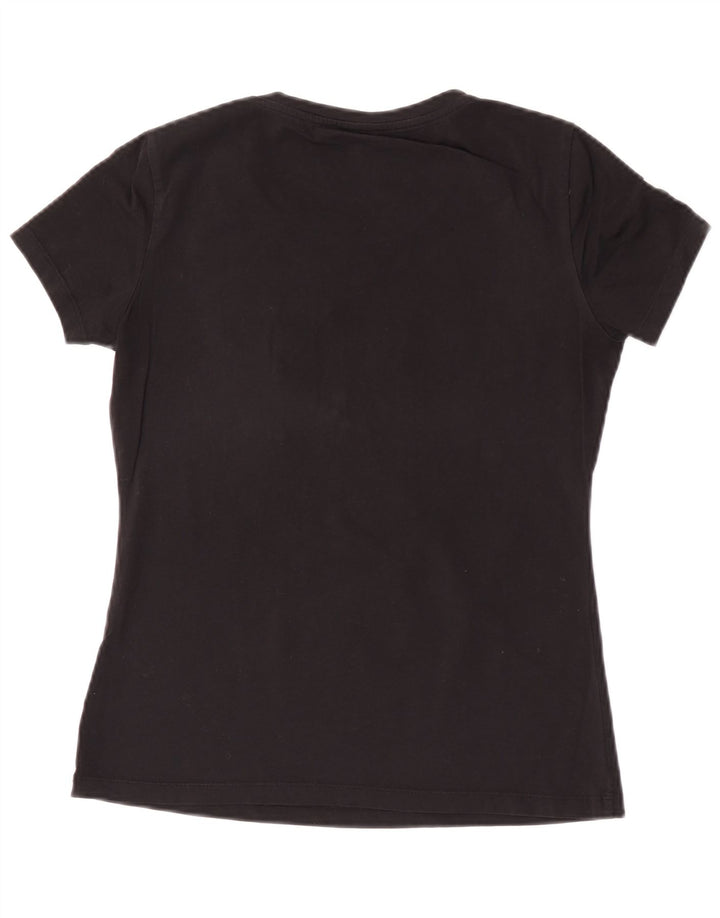 Γυναικείο γραφικό T-Shirt Liu Jo UK 12 Medium Black