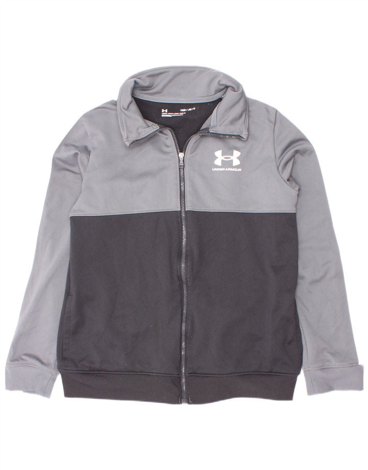 Under Armour Boys αθλητική φόρμα Top Jacket 9-10 Years Medium Grey Colourblock