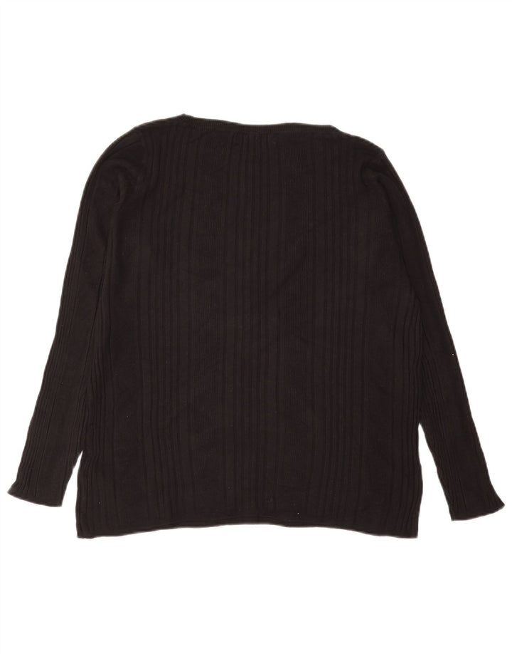 Marks & Spencer Γυναικεία Μπλούζα Τοπ UK 18 XL Μαύρη βισκόζη