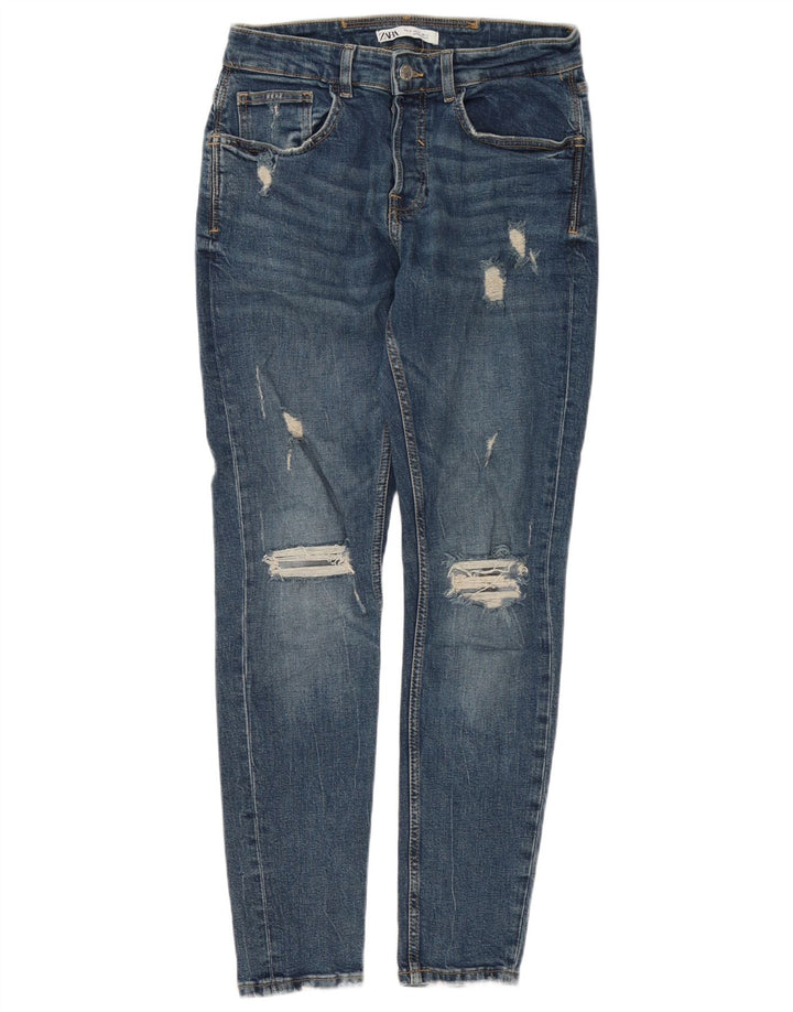 Zara Ανδρικά στενά τζιν EU 40 Medium W31 L30 Blue