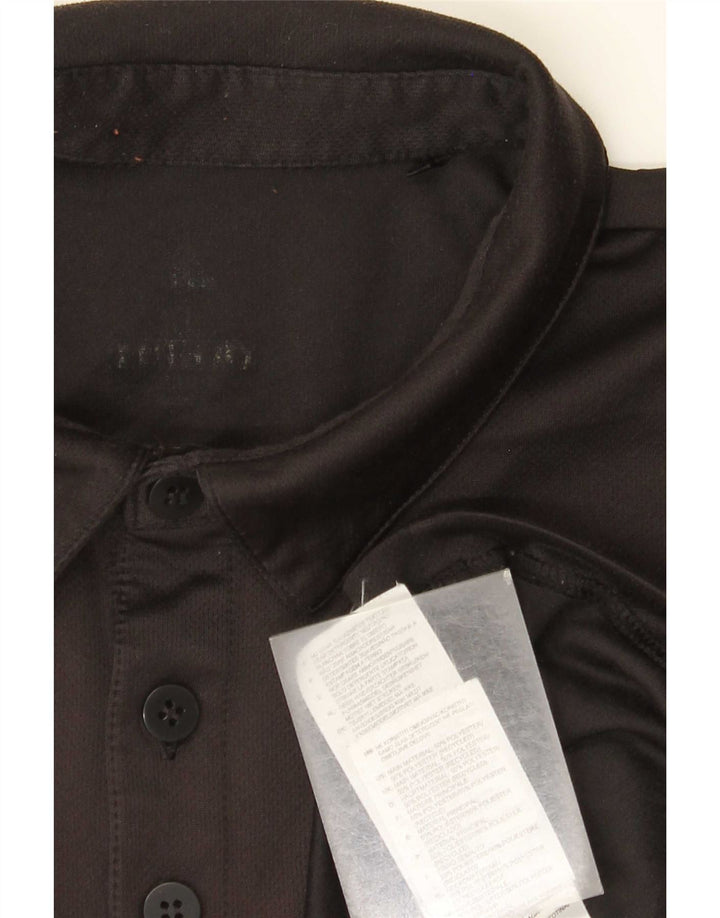 Ανδρικό πουκάμισο Adidas Climalite Polo XL Μαύρο πολυεστέρα