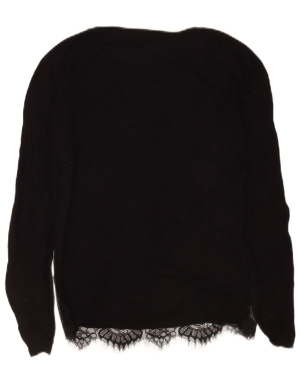 Conbipel Γυναικείο τοπ μακρυμάνικο UK 12 Medium Black Floral