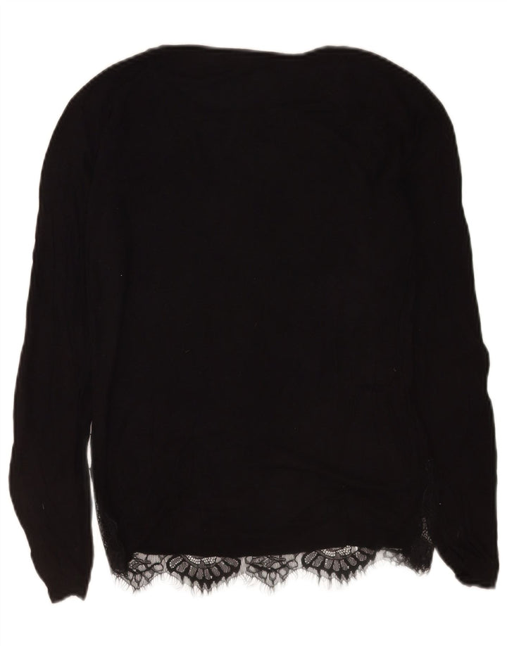 Conbipel Γυναικείο τοπ μακρυμάνικο UK 12 Medium Black Floral