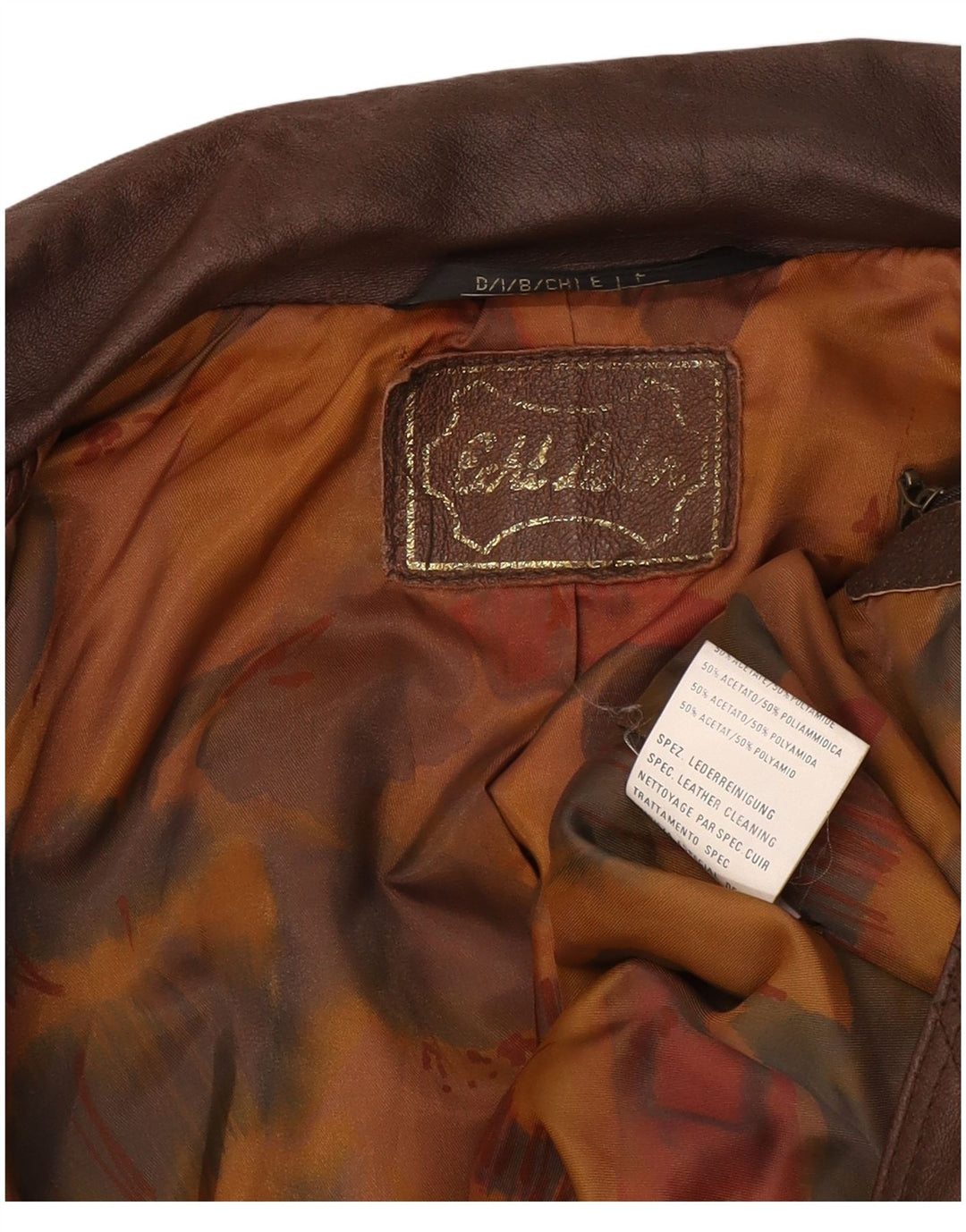 Vintage Ανδρικό Δερμάτινο Μπουφάν UK 38 Μεσαίο Καφέ Δερμάτινο Ρετρό