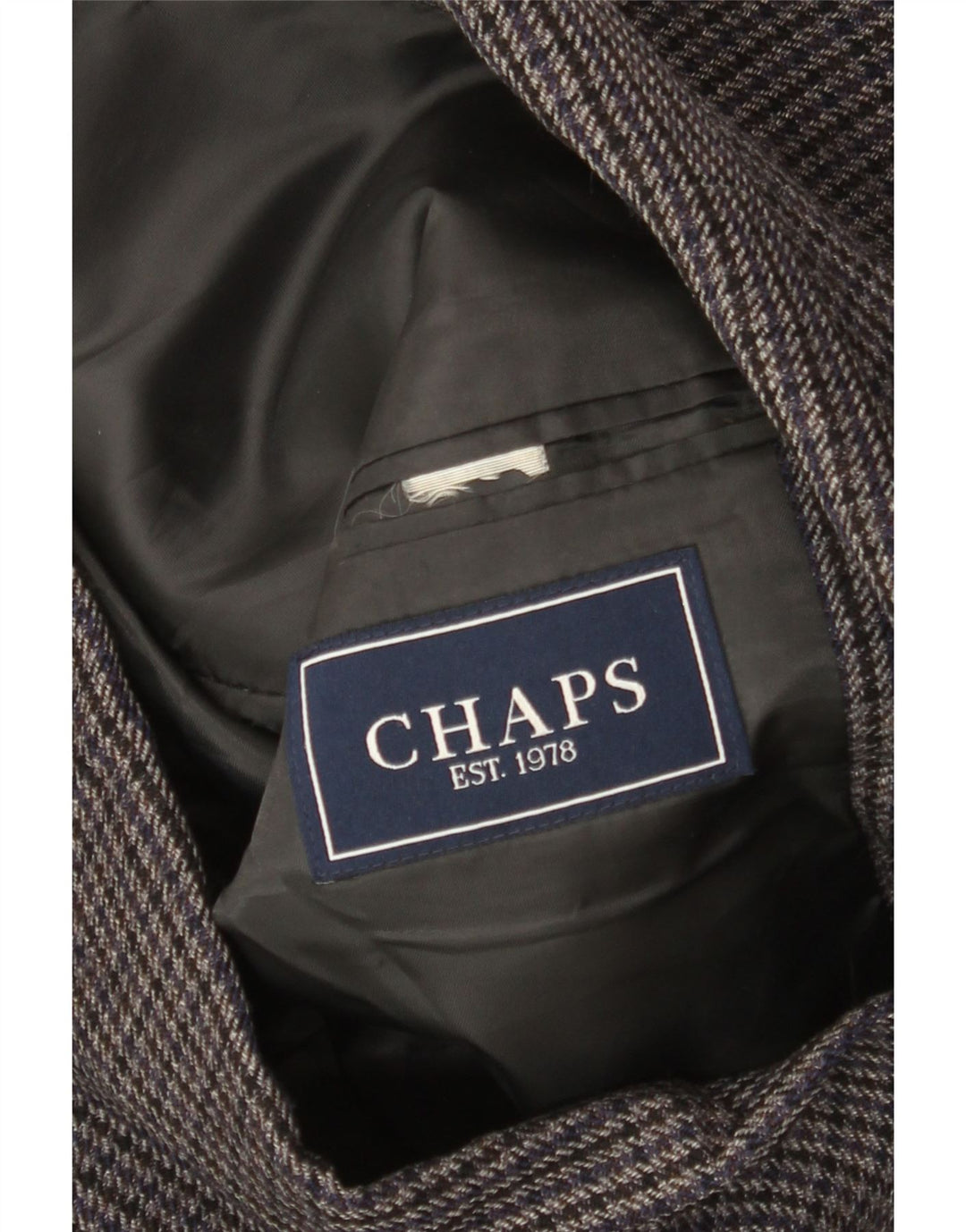 Chaps Ανδρικό σακάκι σακάκι με 2 κουμπιά UK 38 Medium Grey Houndstooth